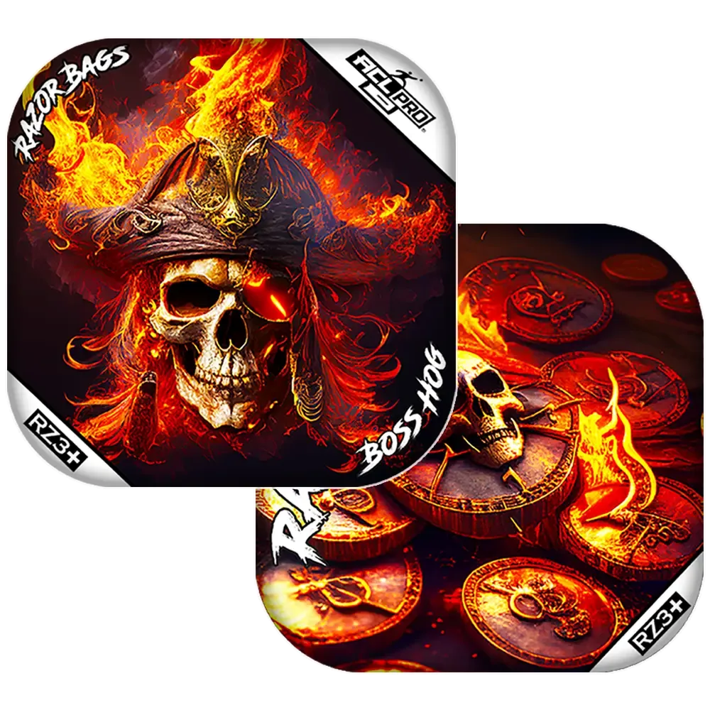 Boss Hog | Fire Pirate | ACL PRO Razor Cornhole Bags