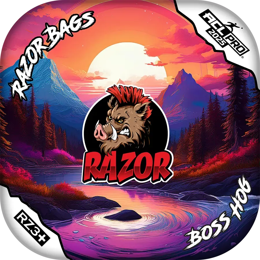 Boss Hog | Sunset | ACL PRO Razor Cornhole Bags
