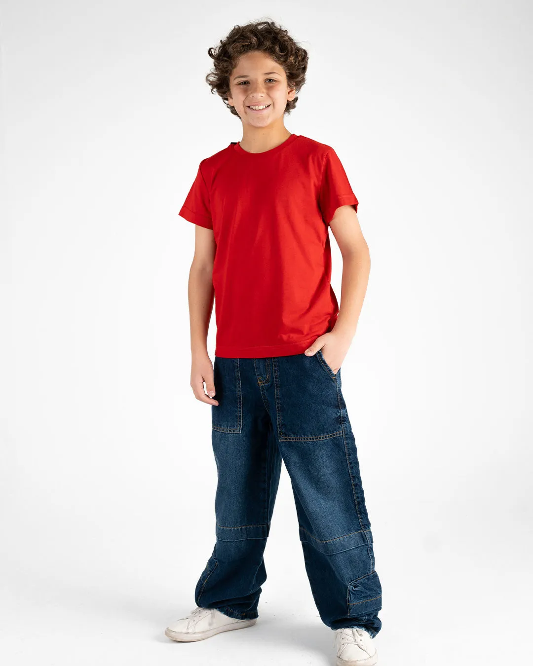Boys Round Neck T-Shirt Half-Sleeves