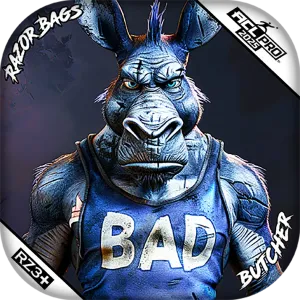Butcher | Old Bad Ass | ACL PRO Razor Cornhole Bags