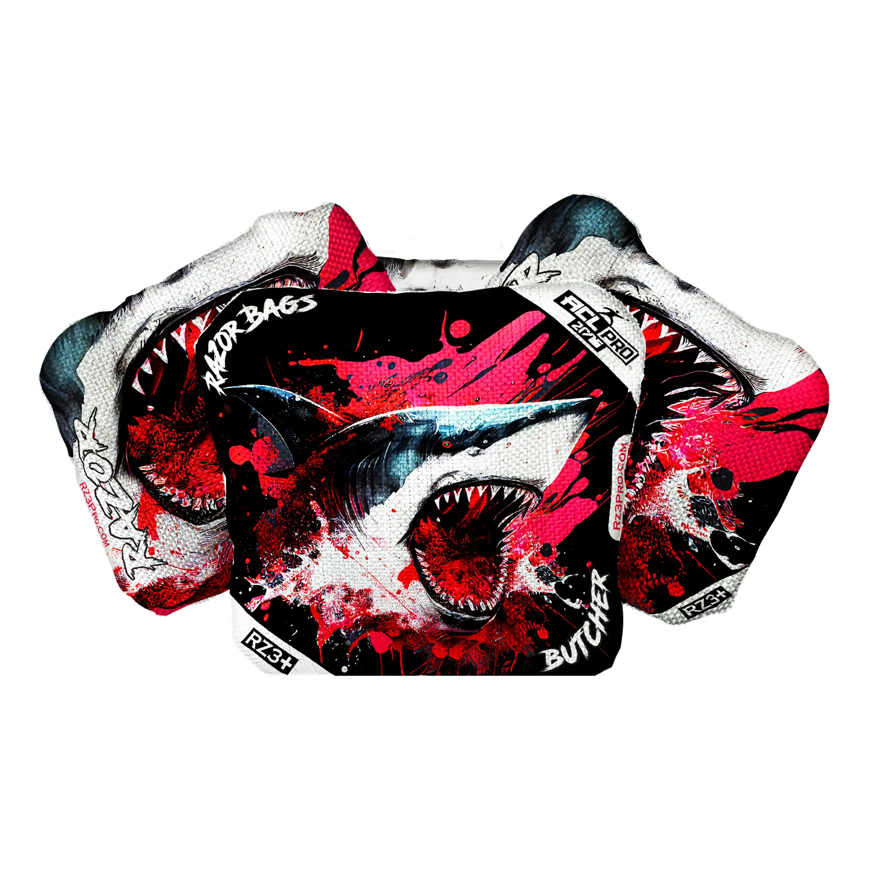 Butcher | Shark Black Series | ACL PRO Razor Cornhole Bags