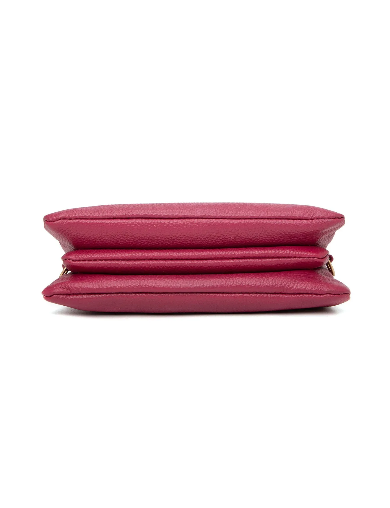 CANDICE LEATHER WALLET WITH SHOULDER STRAP- E1-0809-RAS- SALE