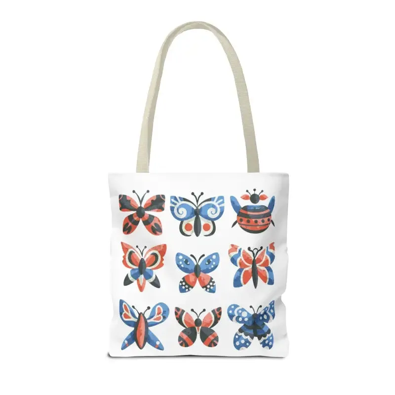 Chic Colorful Butterflies Aop Tote Bag for Daily