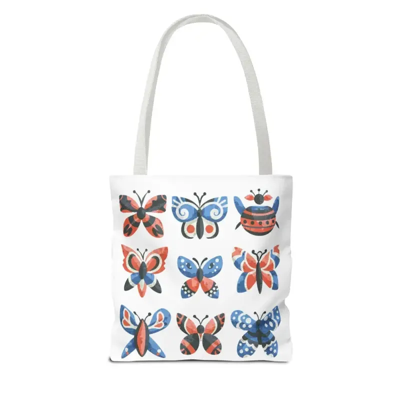 Chic Colorful Butterflies Aop Tote Bag for Daily