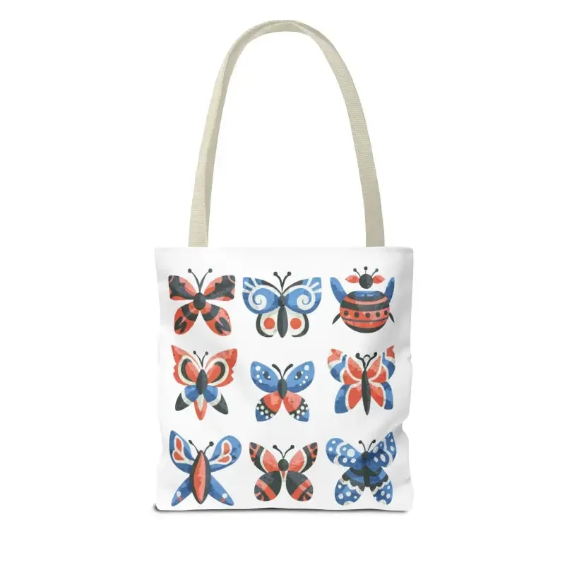 Chic Colorful Butterflies Aop Tote Bag for Daily