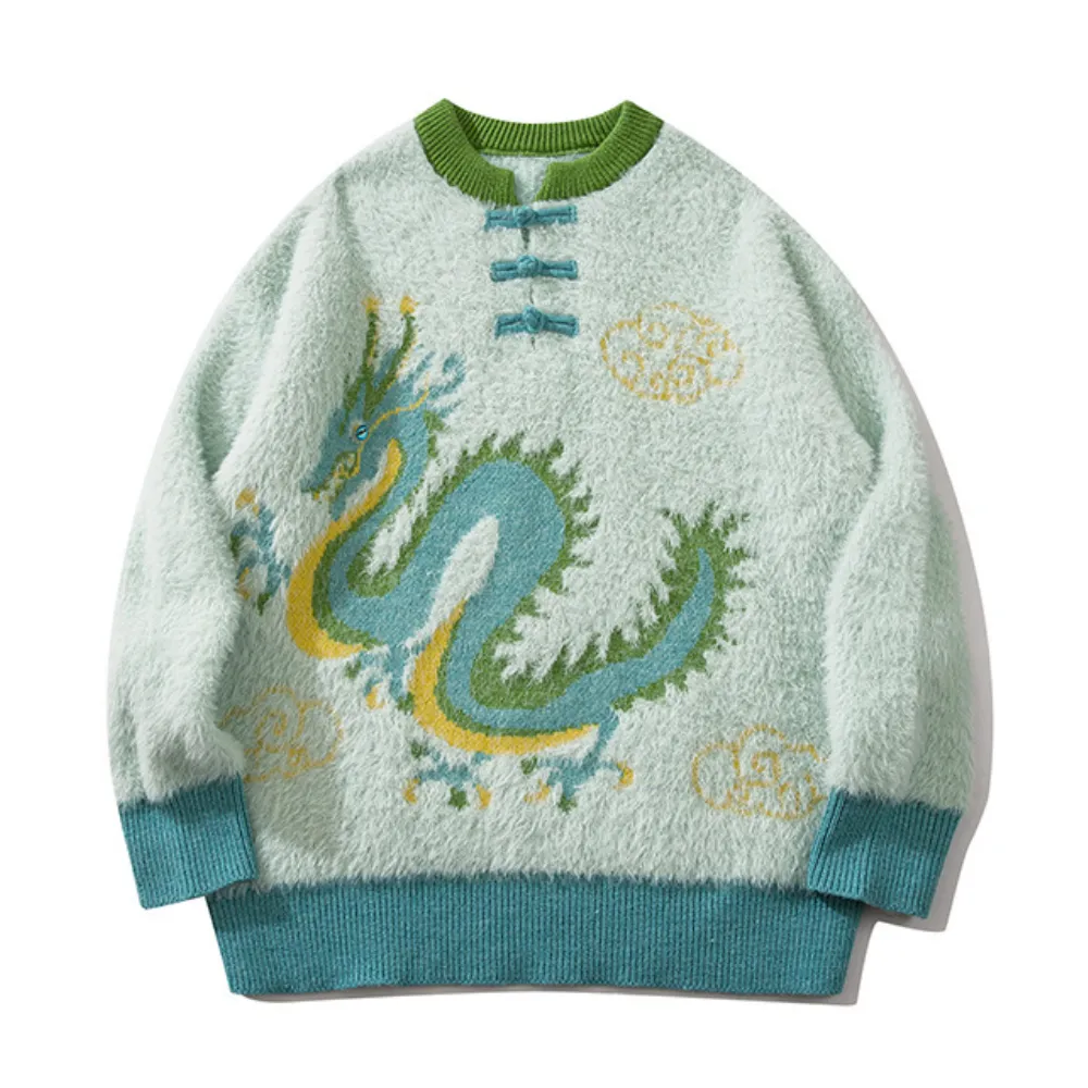 Chinese Style Dragon Sweater
