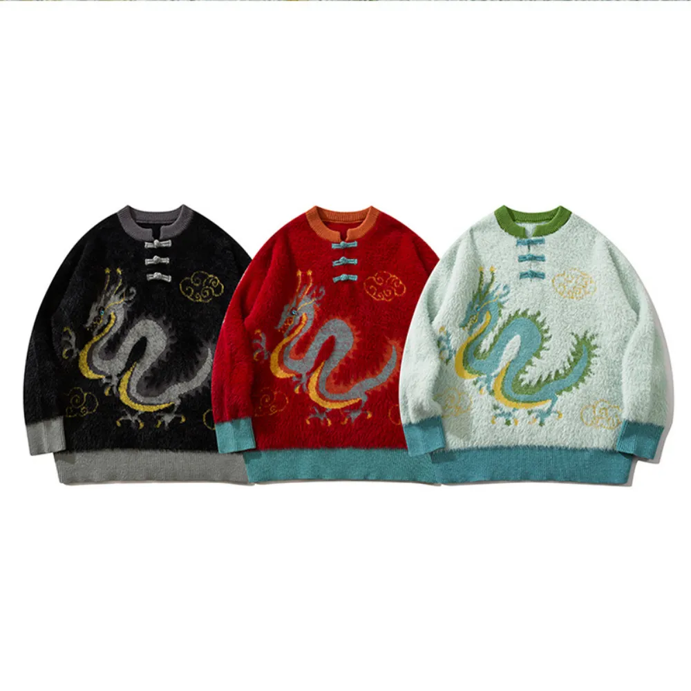 Chinese Style Dragon Sweater