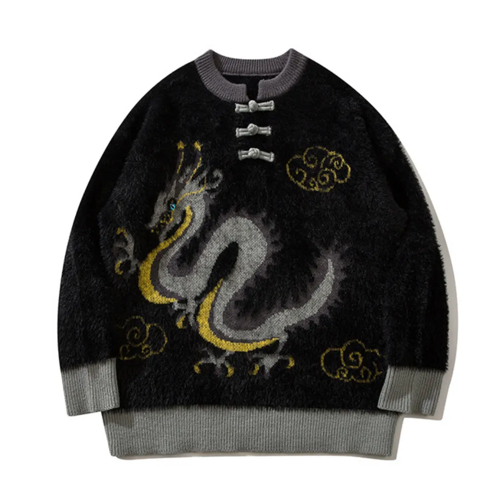 Chinese Style Dragon Sweater