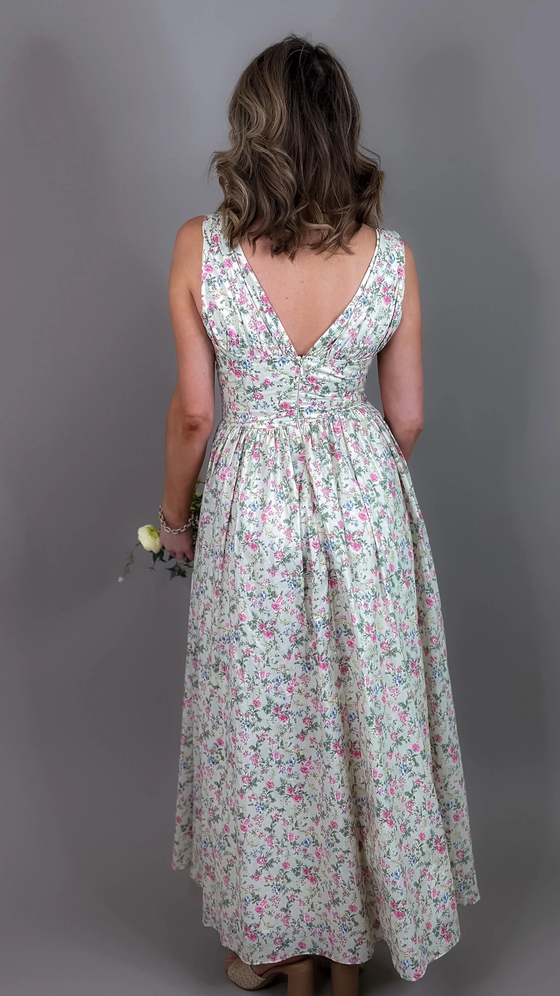 Chloe Floral Midi Dress