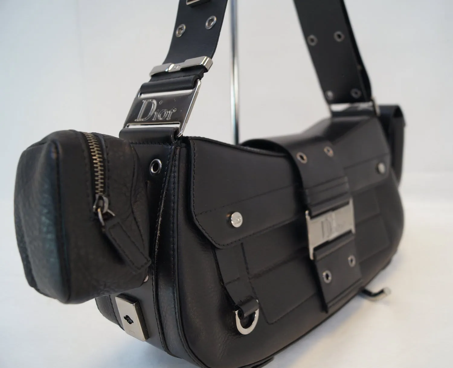 CHRISTIAN DIOR Bag - Street Chic Columbus Avenue Black Multipocket
