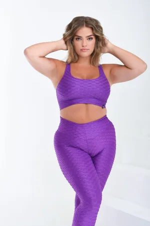 Chrome Cropped Tank Amethyst (FINAL SALE)