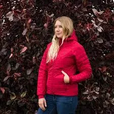 CLPF490-M-Red Jacket Packable Insulated Nat's