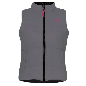 CLPF495-S-Gry/Blk Insulated Ladies Reversible Vest