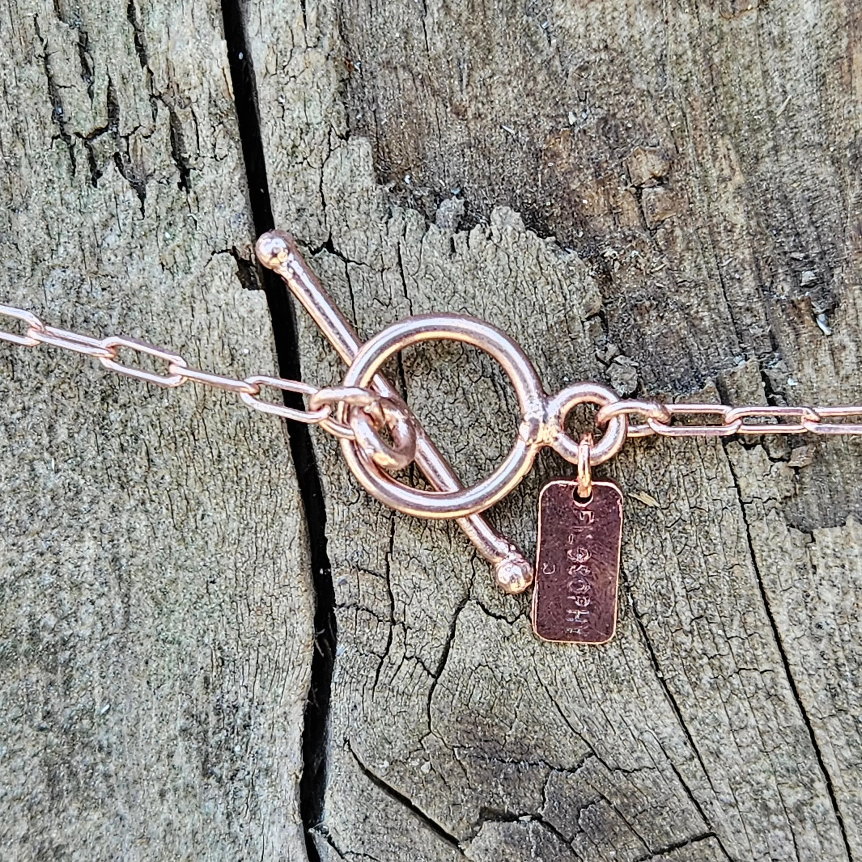Copper Infused Quartz Journey Necklace