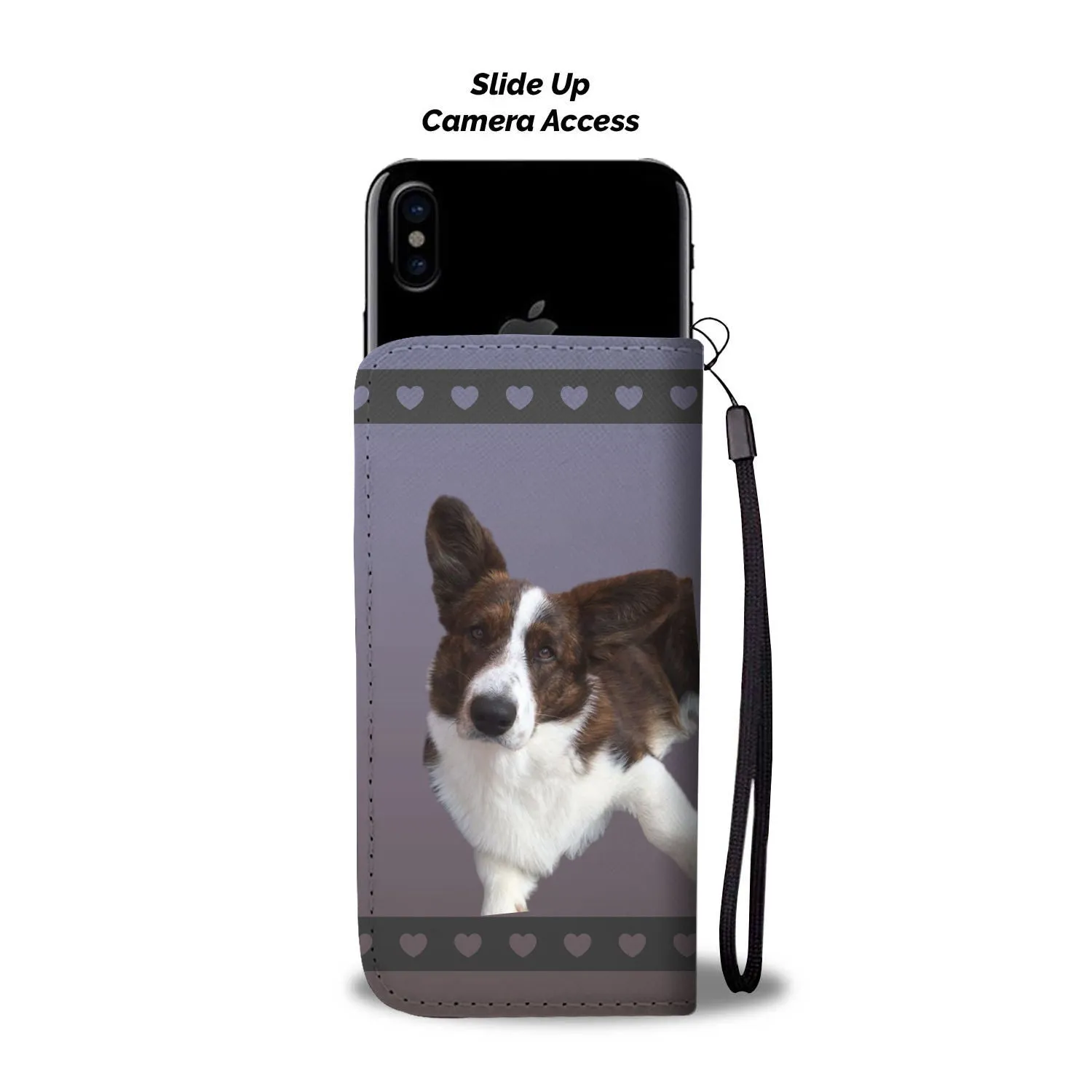 Corgi Phone Case Wallet - Cardigan