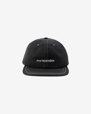 Cotton Twill Cap - Black