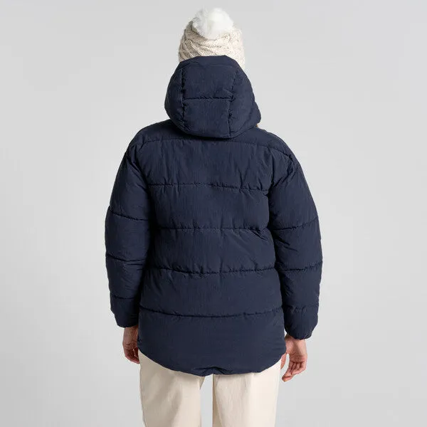 Craghoppers Women's Madora Insulated Hooded Jacket | Blue Navy