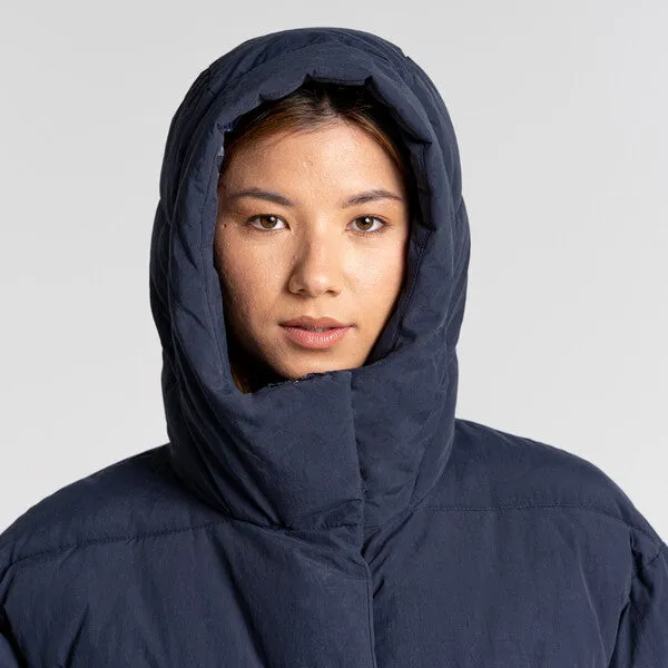 Craghoppers Women's Madora Insulated Hooded Jacket | Blue Navy