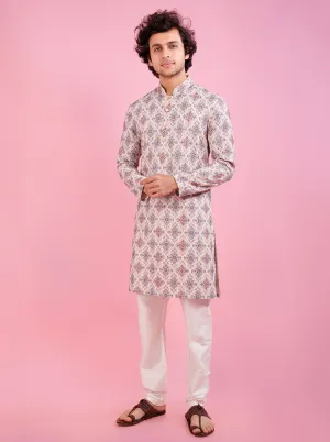 Cream Kurta Pajama | TULA