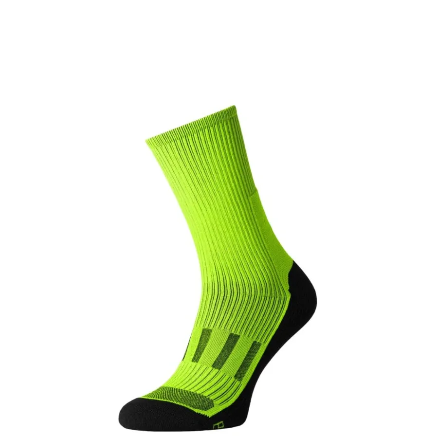 Crew Sock Demi-season Insulated MidDry , Light Green and Black