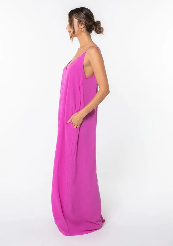 Crinkle Maxi Dress