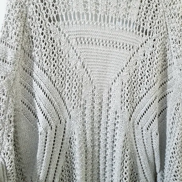 Crochet Knitted open cardigan