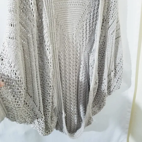 Crochet Knitted open cardigan