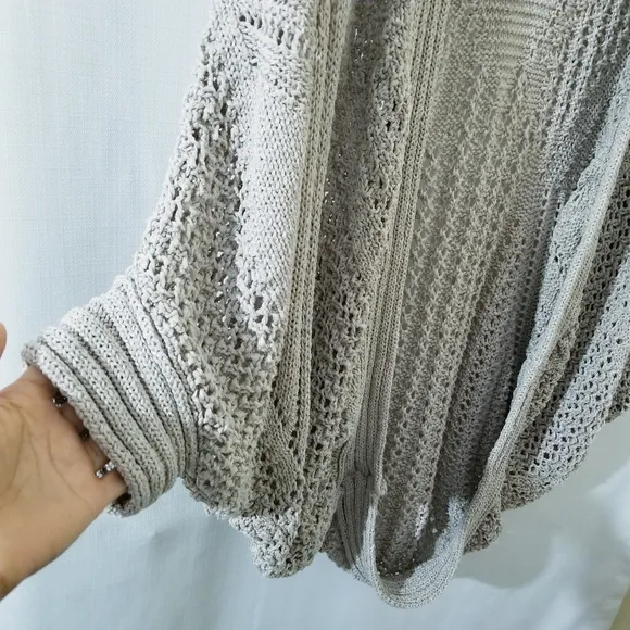 Crochet Knitted open cardigan