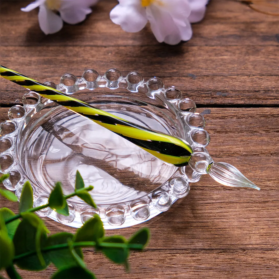 Czech Bohemian Glass Pen - Hypnoza