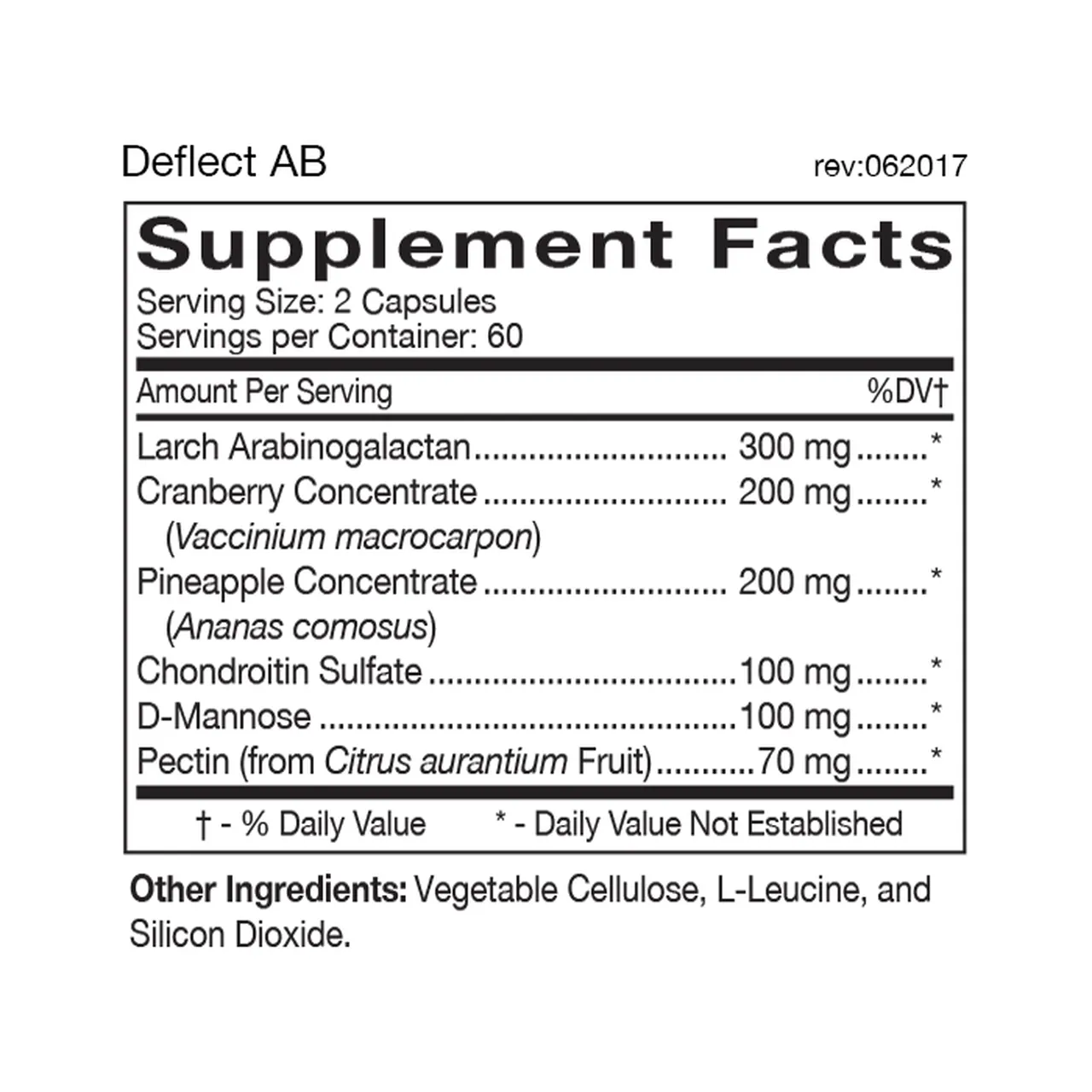 Deflect Lectin Blocking Formula for Type AB 120's