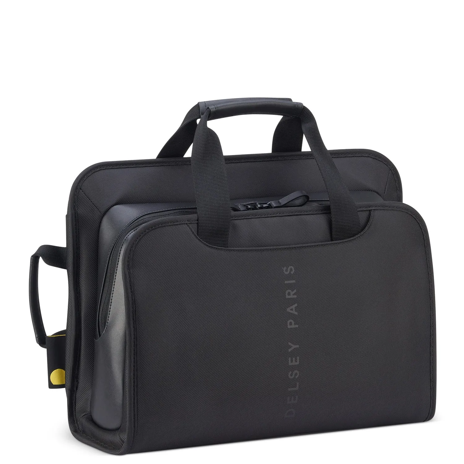 Delsey Arche 2 Compartment Satchel Backpack Laptop Protection 15.6 inch Black - 00120016300