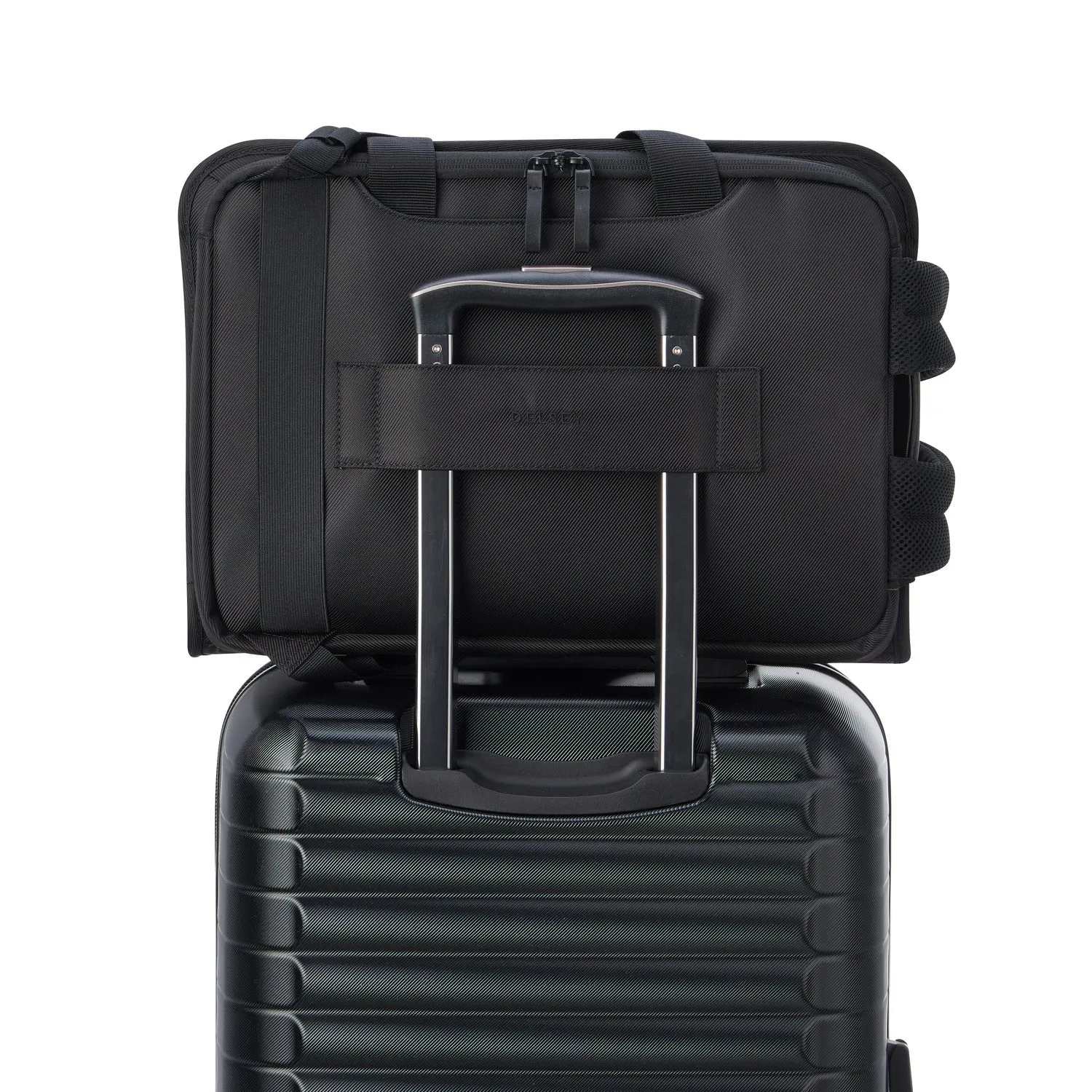 Delsey Arche 2 Compartment Satchel Backpack Laptop Protection 15.6 inch Black - 00120016300