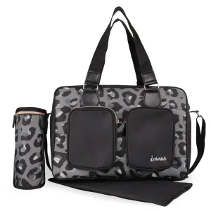 Deluxe Changing Bag - Black Leopard