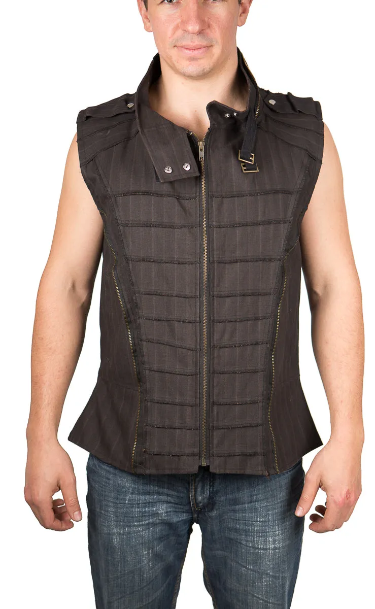 Denim Steampunk Vest