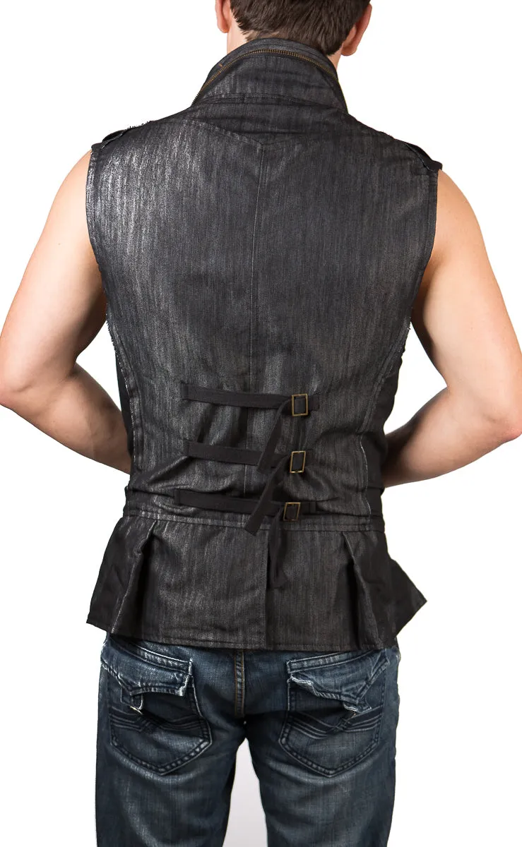 Denim Steampunk Vest