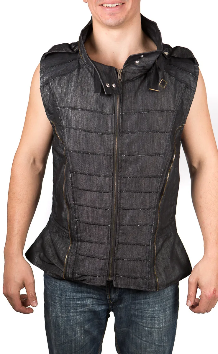 Denim Steampunk Vest