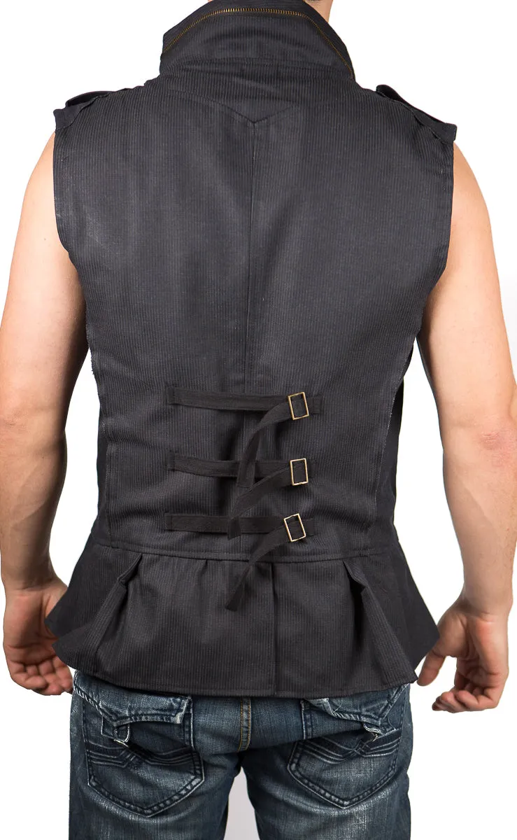 Denim Steampunk Vest