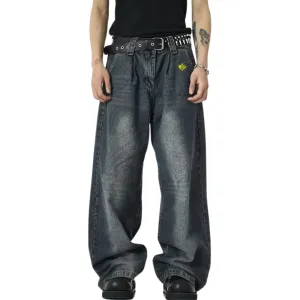DF Street Wash Oversized Loose Jeans
