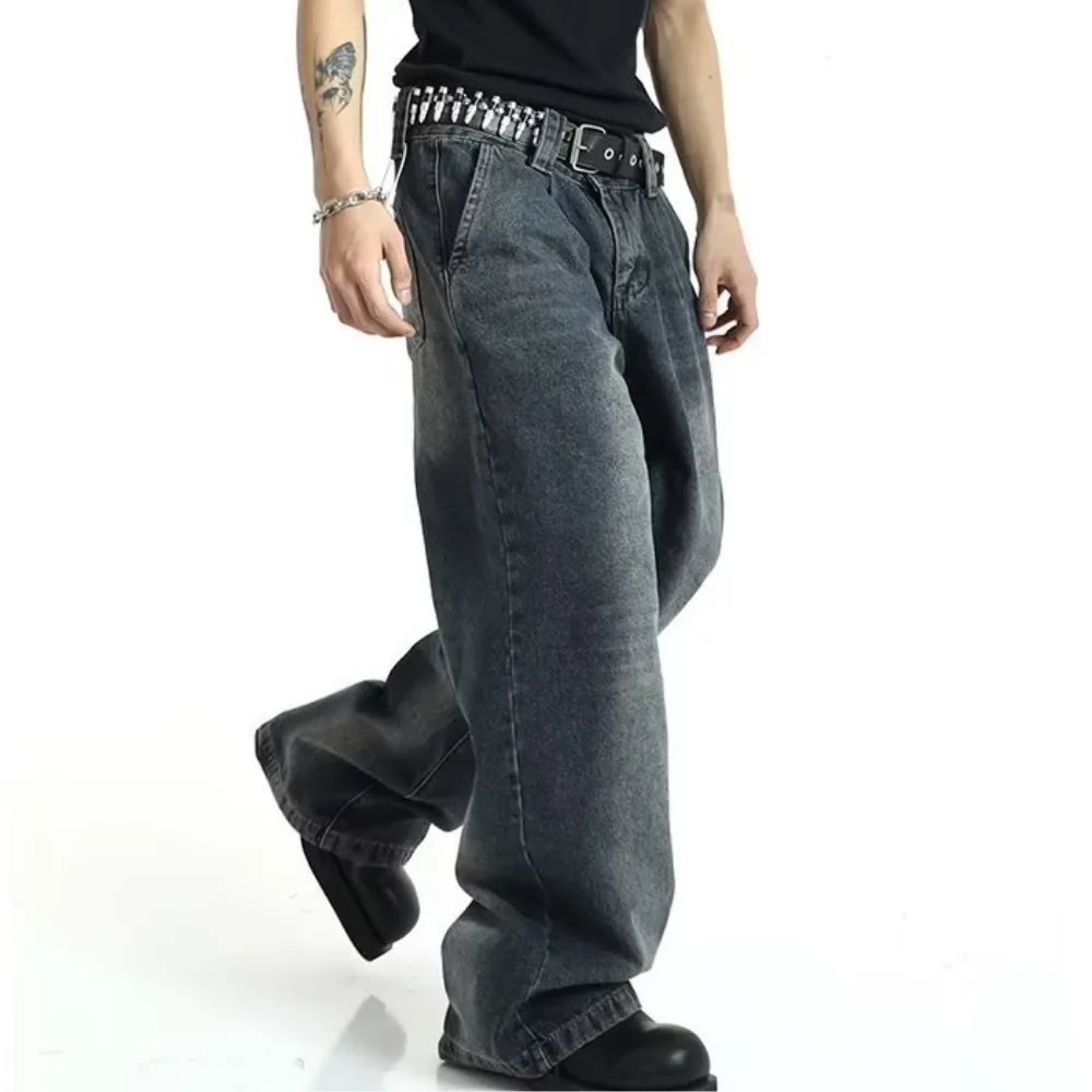 DF Street Wash Oversized Loose Jeans
