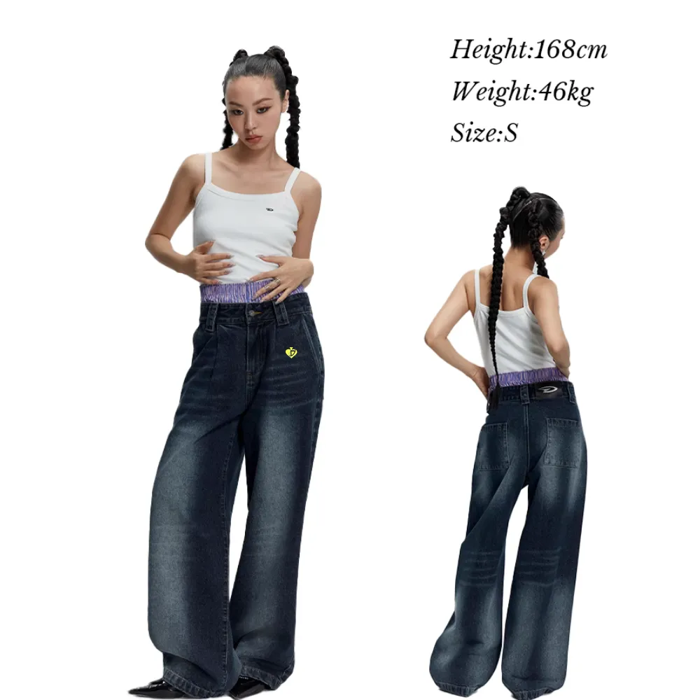DF Street Wash Oversized Loose Jeans