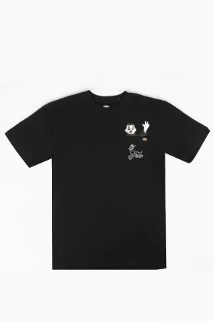 DICKIES X ESTEVAN ORIOL EL TRISTE WAVE POCKET T-SHIRT BLACK