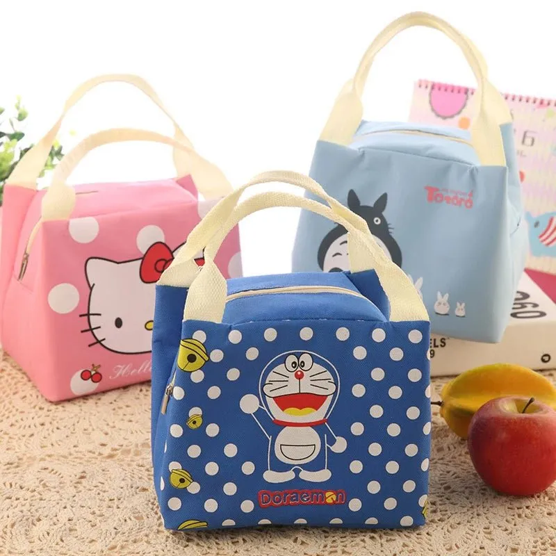 Doraemon Insulated Canvas Lunch Bag