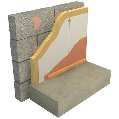 Ecotherm Insulated Plasterboard Eco-Liner PIR - 52.5mm (40mm PIR Insulation   12.5mm Plasterboard)