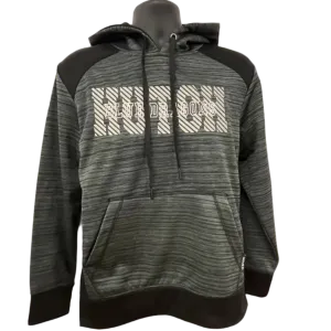 Electric Heathered Black Hoodie