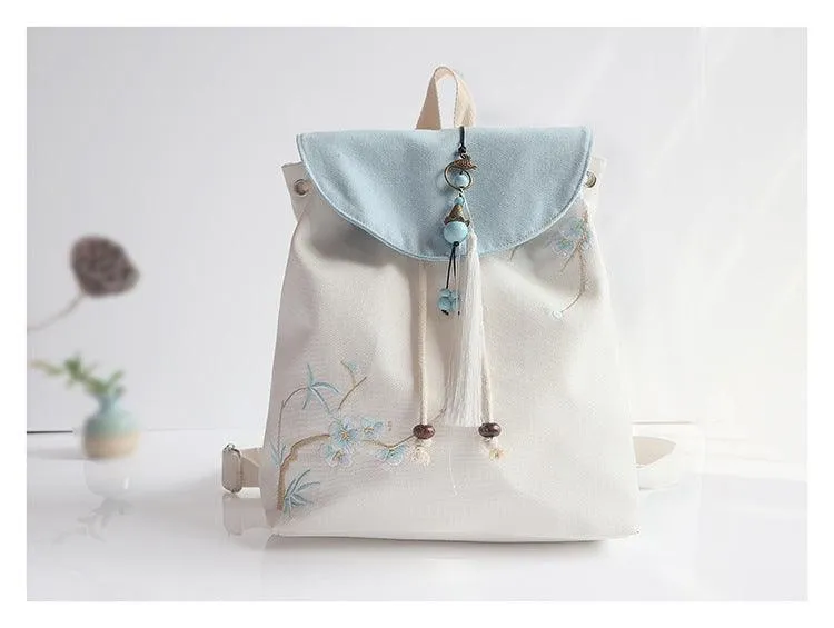 Ethnic Handbag All-match Fairy Style Antiquity Bag Mori Style Shoulder Bag Ancient Style Han Chinese Clothing Bag In Hand National Style Pastoral