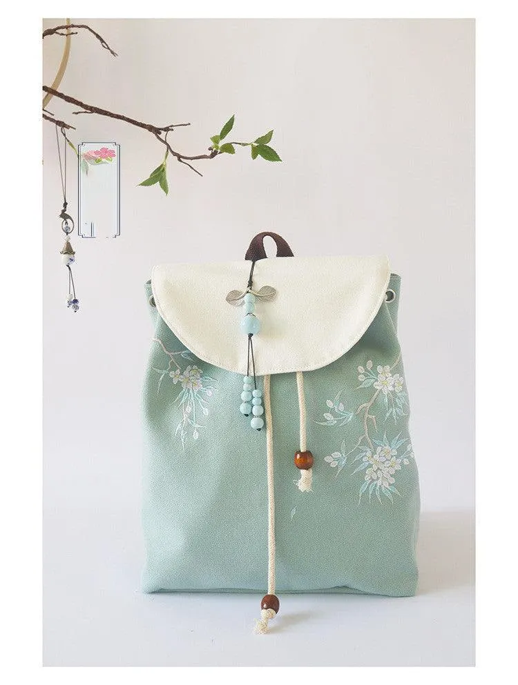 Ethnic Handbag All-match Fairy Style Antiquity Bag Mori Style Shoulder Bag Ancient Style Han Chinese Clothing Bag In Hand National Style Pastoral