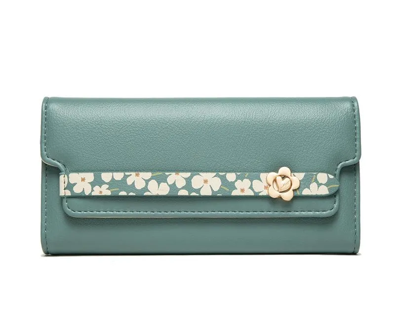 Extended Camellia Multifunctional Wallet