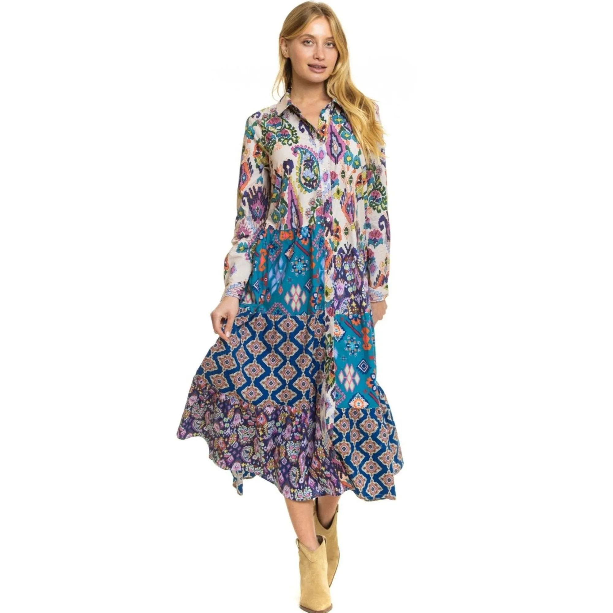 Fannie Ikat Dress