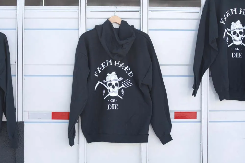 Farm Hard or Die Zip Hoodie Sweatshirt