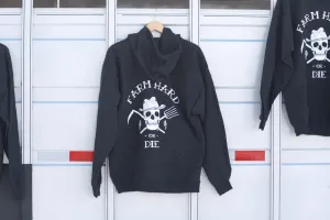 Farm Hard or Die Zip Hoodie Sweatshirt